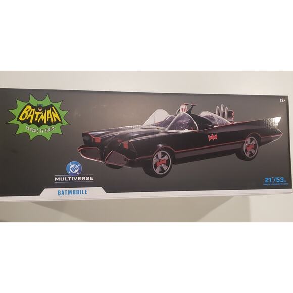 🦇 1966 TV Batmobile DC Multiverse McFarlane Toys 7" Scale - Picture 2 of 4